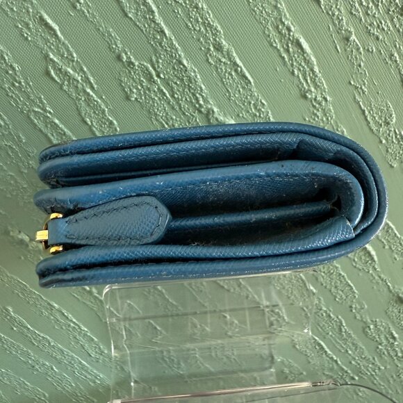 Prada Blue Leather Wallet - Picture 5 of 7